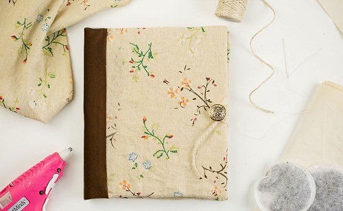 DIY Journal With Tea Stained Paper