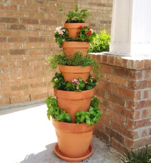 Low-budget and Easy Container Ideas For Herb Garden 14