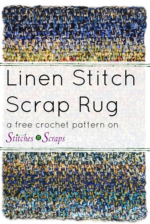 Linen Stitch Scrap Rug