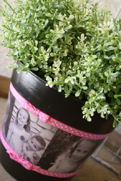 Mother's Day Photo Flower Pot