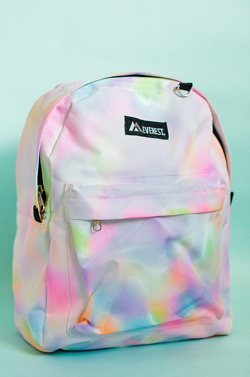 Rainbow Watercolor Backpack