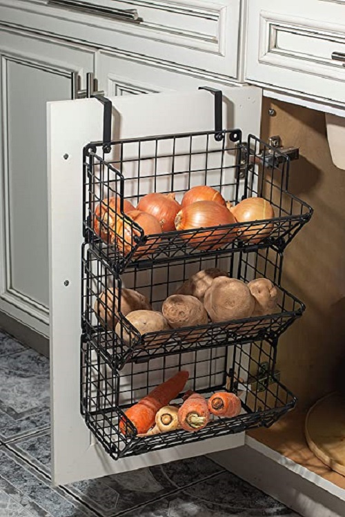 Cabinet Door Veggie and Fruit Basket