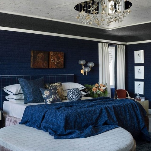 Blue and Gold Bedroom Ideas 11
