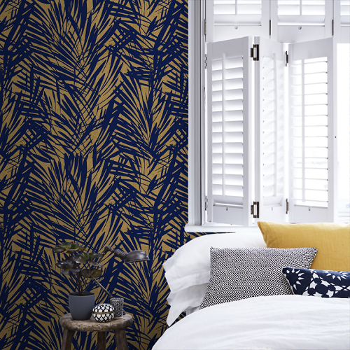 Blue and Gold Bedroom Ideas 8
