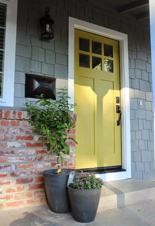 Front Door Colors for Beige House 14