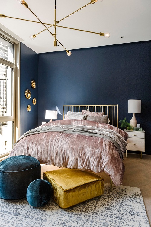 Blue and Gold Bedroom Ideas 2
