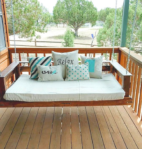 DIY Porch Swing Bed Ideas 3