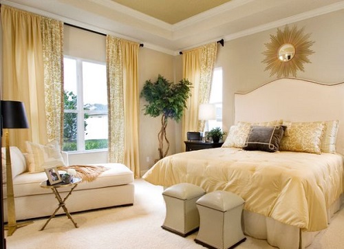 White and Gold Bedroom Ideas 14