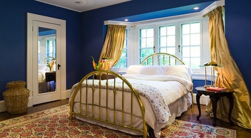 Blue and Gold Bedroom Ideas 3
