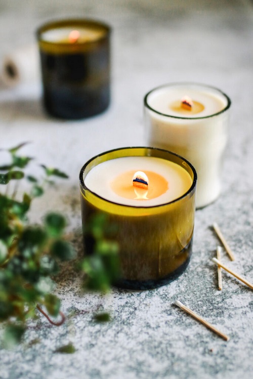 Candles From Wine Bottle Ideas 2