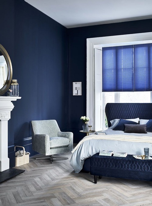 Blue and Gold Bedroom Ideas 6