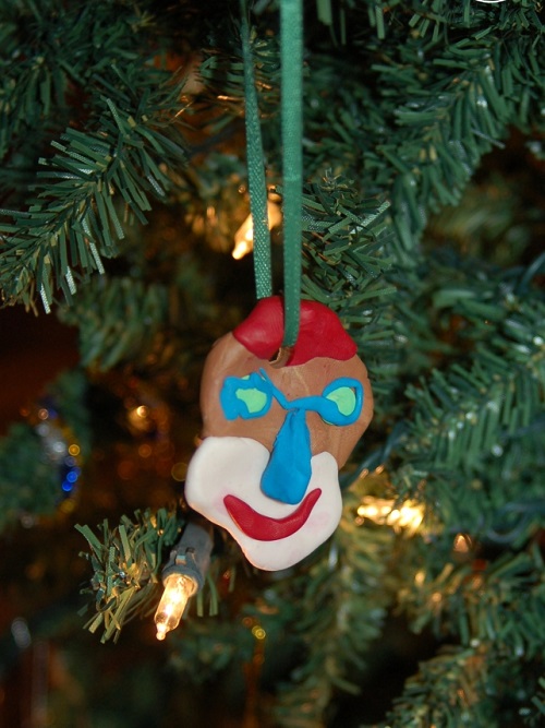 Picasso-Inspired Homemade Tree Ornaments