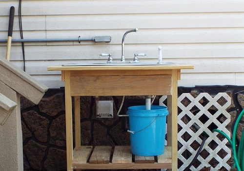DIY Outdoor Sink Ideas 5