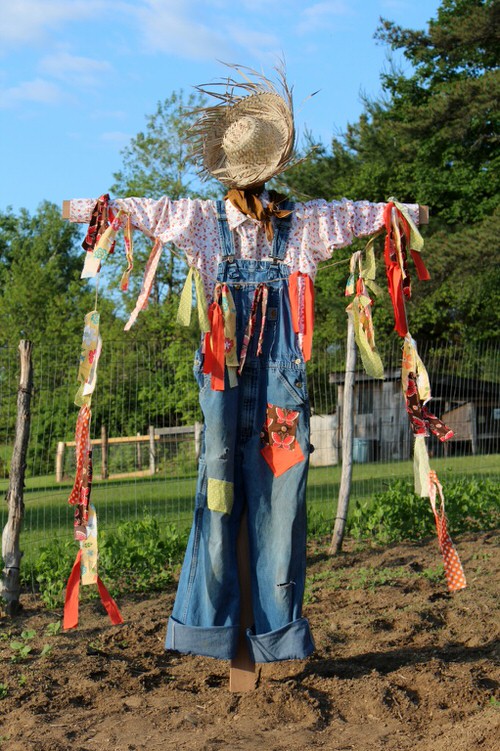 DIY Garden Scarecrow Ideas 2