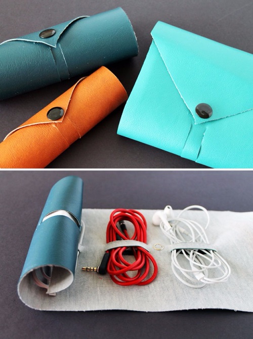 DIY Crafts Leather cord Roll