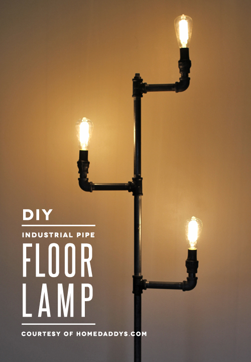 DIY Pipe Floor Lamp Ideas 1