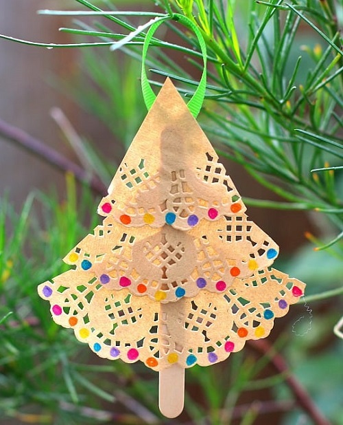 Paper Doilies Ornament