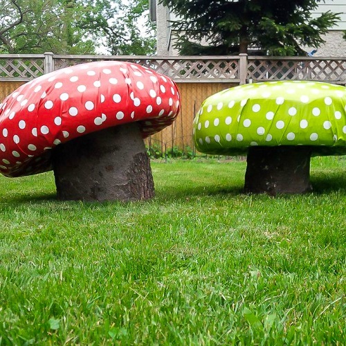 Mushroom Stool DIY Projects 7