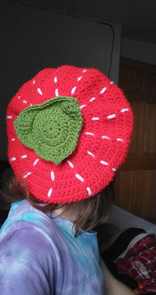 Strawberry Beanie Crochet Pattern Ideas 3