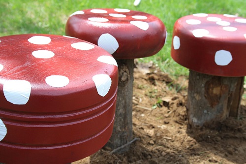Mushroom Stool DIY Projects 1
