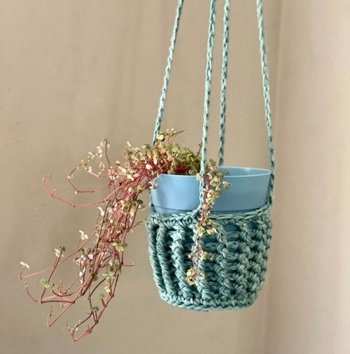 Crochet Plant Hanger Patterns 12