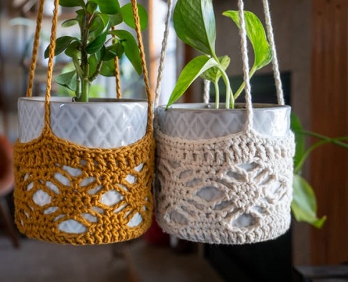 Crochet Plant Hanger Patterns 1