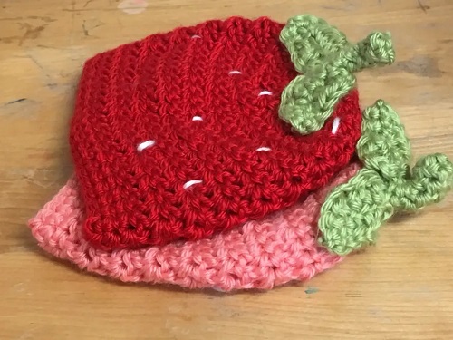 Strawberry Beanie Crochet Pattern Ideas 5