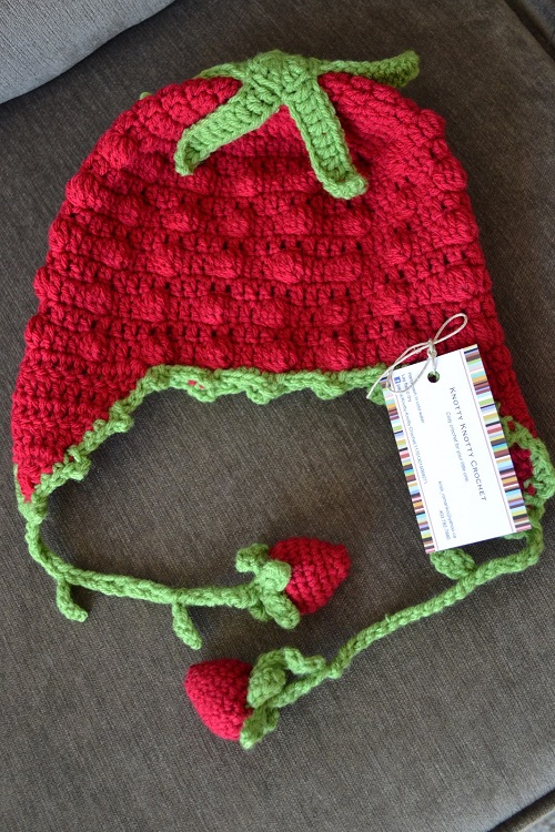 Strawberry Beanie Crochet Pattern Ideas 1