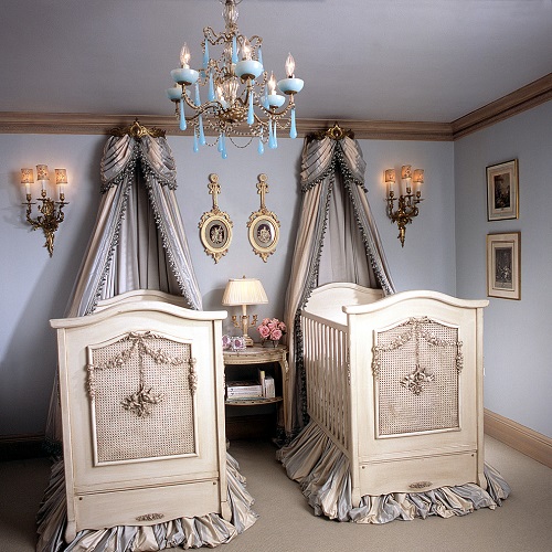 Timeless Bedchamber with Cherubini Style Crib