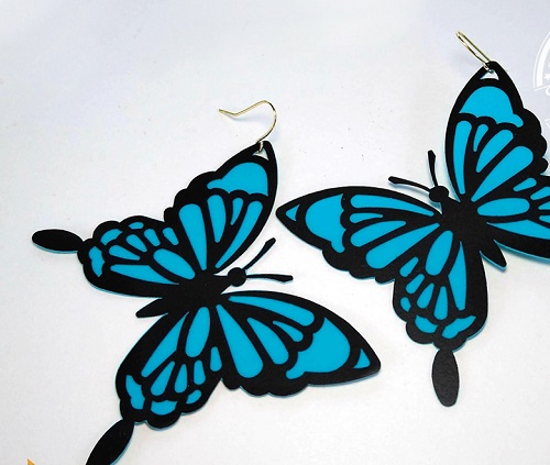 DIY Butterfly Wings Earrings 10