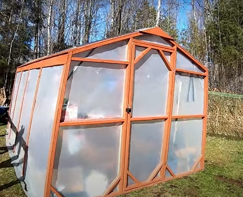 Carport and Pallet Wood Greenhouse