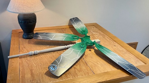 DIY Dragonfly With Fan Blades 12