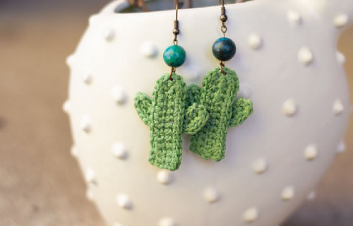 DIY Cactus Earrings 8