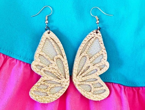 DIY Butterfly Wings Earrings 4