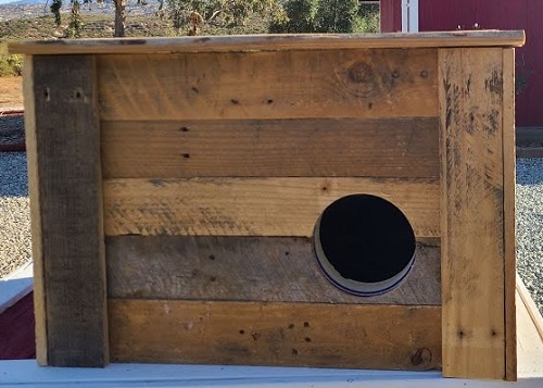 DIY Outdoor Cat Shelter Made from Ice Chest