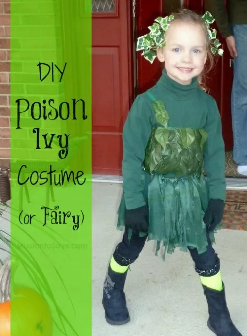 DIY Poison Ivy Costume 7