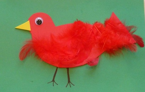 Feather Bird Craft