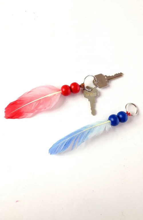 Feather Keyrings