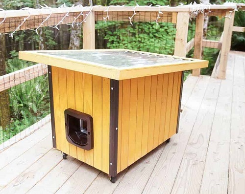 DIY Outdoor Cat House Ideas 8