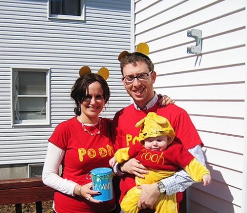No Sew Pooh Outfit