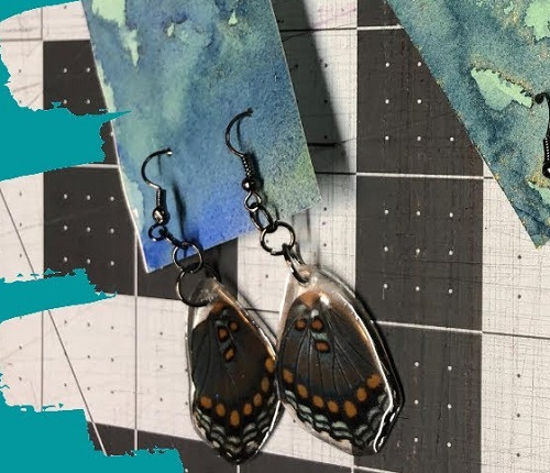 DIY Butterfly Wings Earrings 2