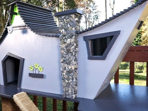 DIY Outdoor Cat House Ideas 15