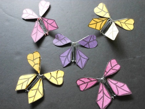 Twirling PaperClip Butterflies