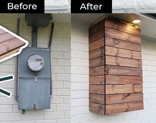 DIY Electrical Panel Cover (with a door and lock)