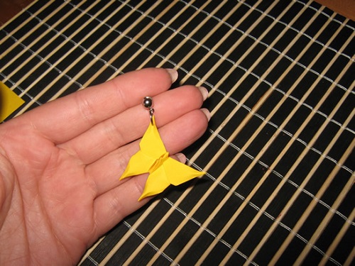 Origami Butter fly Ear rings