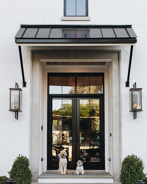 Front Door Awning Ideas 8