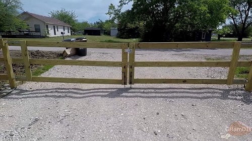 Dual Swing Driveway Gate