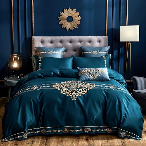 Peacock Blue Beddings