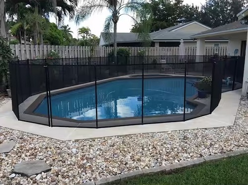 Removable Mesh Fabric Pool Fence