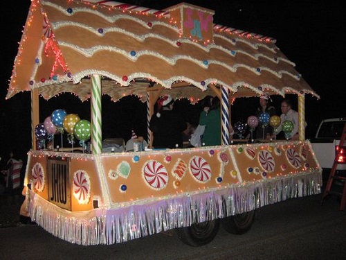 Gingerbread House Parade Float Idea